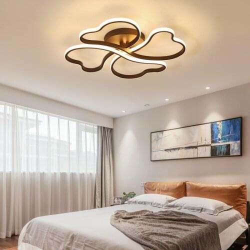 LED Ceiling Light Used For Living Room Dining Room Study Room Foyer Bedroom Decor Childrens Room Ceiling Lamp 220V White Black