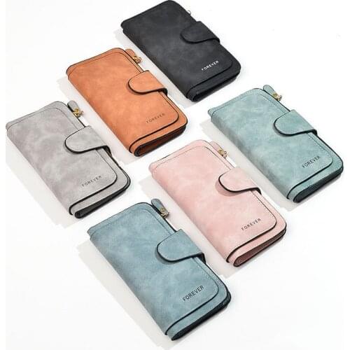 Women Wallets Fashion Lady Wristlet Handbags Long Money Bag Zipper Coin Purse Cards ID Holder Clutch Woman Wallet Burse Notecase