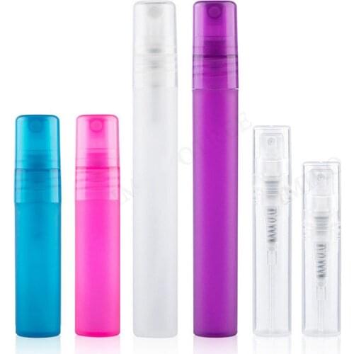Free Shipping 12pcs 24pcs 50pcs 8ml 10ml Clear Pen Spray Bottle with cap for Personal Beauty Care or Craft
