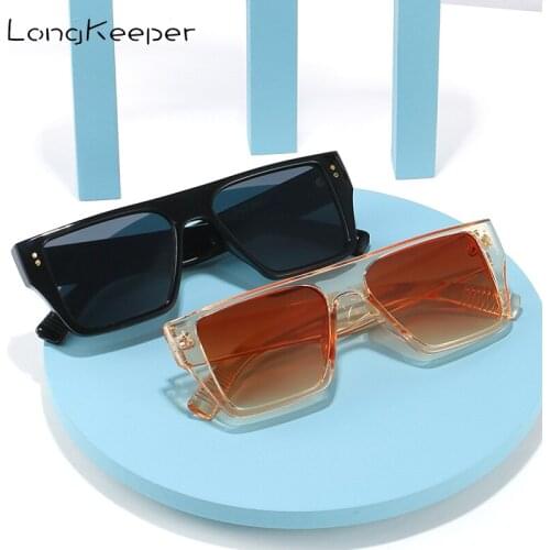2021 Fashion Ladys Oversize Square Sunglasses Women Men Luxury Brand Designer Gradient Sun Glasses Female UV400 Oculos De Sol