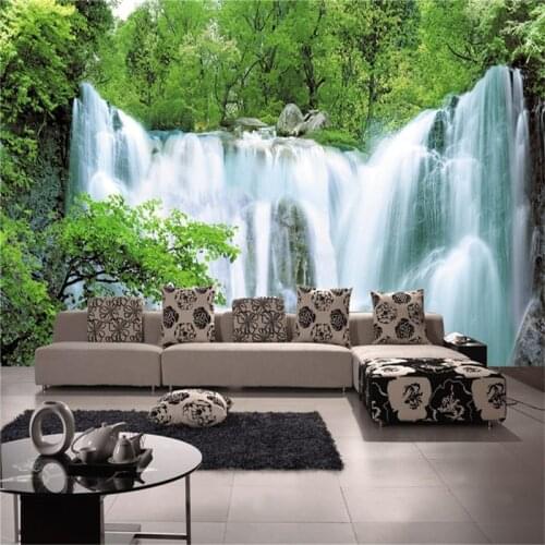 Beibehang 3D nature art scene from the wall to the living room decoration no mural wallpaper for walls 3 d wallpaper for bedroom