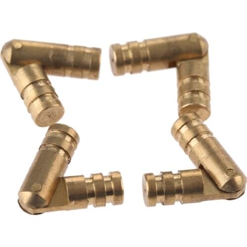 4Pcs Copper Barrel Hinges Cylindrical Hidden Cabinet Concealed Invisible Brass Hinges For Furniture Hardware