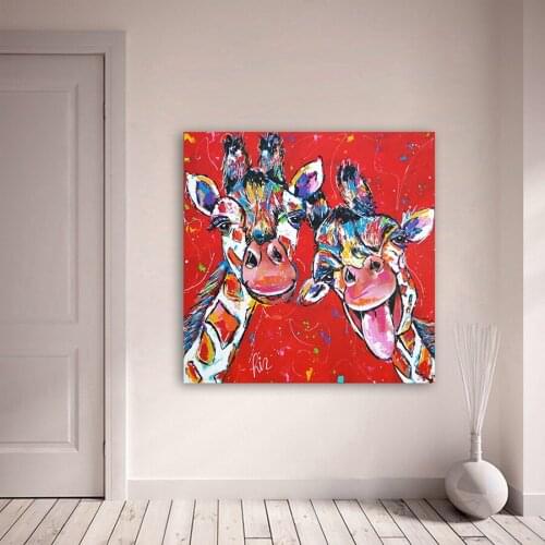 5d Diamond Embroidery Colorful giraffe animal diamond mosaic full drill diy diamond painting cross stitch wall art room decor