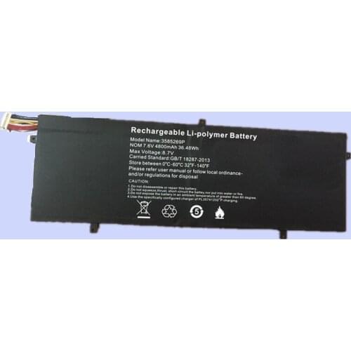 Battery For Jumper For EZBook 3 Pro V3 V4 LB10 P313R HW-3487265 8pins 7.6v-4900mah-37.24wh/10pins 7.6v-4800mah-36.48wh