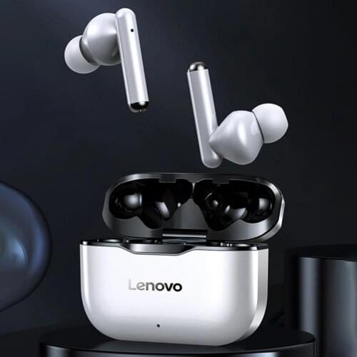 Lenovo LP1 Wireless Headphones Sport Waterproof Bluetooth Headphones 300mAh Charging Box HIFI Stereo Sound Earphones with Mic