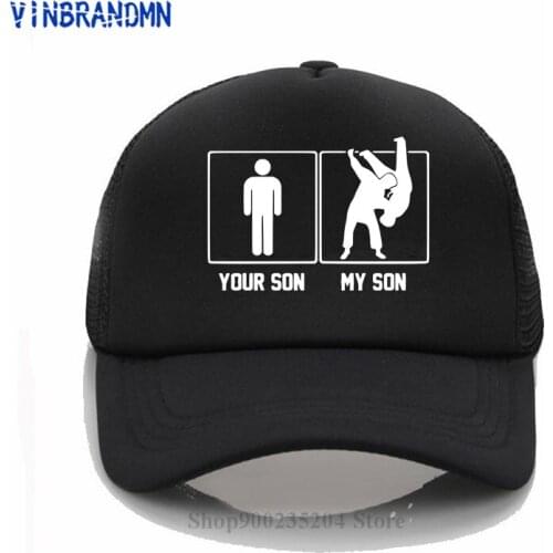 New summer JUDO Baseball cap Funny Printed My Son Your Son sun hats FitnessJUDO Hip Hop hats BJJ Jiu Jitsu Mom Mother Pride hats