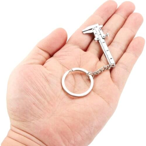 Car key vernier caliper keychain For Kia Sportage Ceed Soul Niro EV Telluride Sorento 4 Cerato Soul 3 Seltos Proceed K5