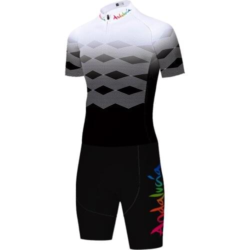 Andalucia One-Piece Skinsuit Cycling Clothing Homme Maillot Cyclisme New 2021 Uniforme Ciclismo Hombre Tricota Ciclismo Hombre