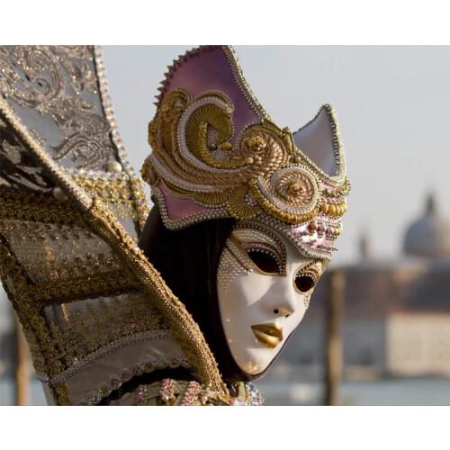 5D DIY square round Diamond Painting Beautiful mask Cross Stitch Diamond Embroidery Pattern Rhinestone Home Decor J0835