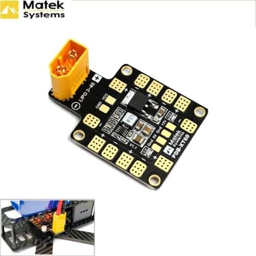 MATEK Mini XT60 Power Hub PDB Power Distribution Board PDB-XT60 with BEC 5V/12V for RC FPV Drone QAV210 QAV-R QAV-X Quadcopter