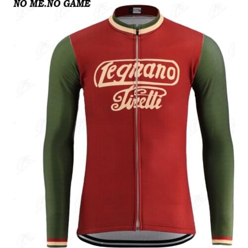 2021 NEW classic retro cycling jersey pro team Men long sleeve road bike wear clothing summer thin/winter Fleece bicycle clothes