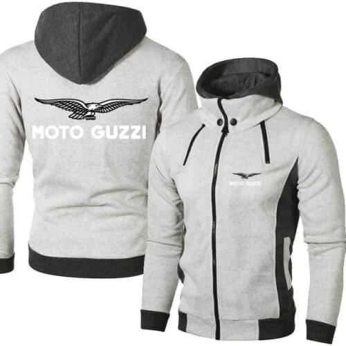 2021 New Mens Moto Guzzi Outdoor Casual Male Jackets Warm Hoodies High Quality Spring Autumn Harajuku Sweatshirts Outwear
