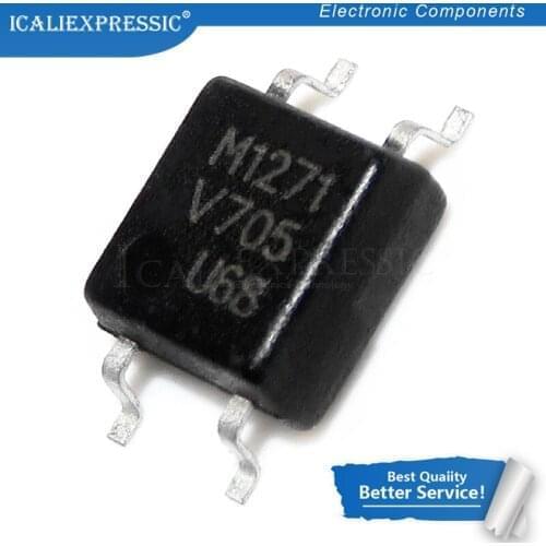 10PCS VOM1271 SOP4 VOM1271T SOP-4 M2171 M1271T SOP SMD optocouplers isolators