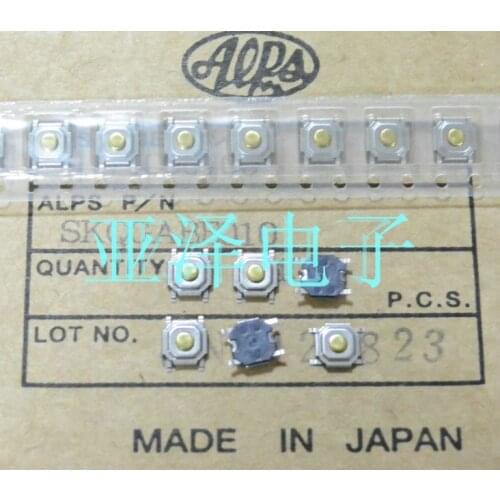 Original ALPS touch switch SKQGABE010 key switch 4*4*1.5 patch switch