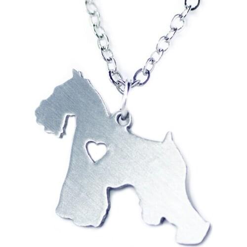 SUTEYI stainless steel necklace west highland terrier dog popular jewelry fashion simple pendant necklace wholesale trade