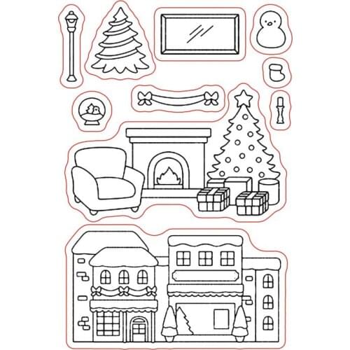 House Transparent Clear Silicone Stamp/Seal for DIY scrapbooking/photo album Decorative clear stamp sheets M1446