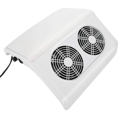 Nail Dust Collector Nail Dust Extraction Nail Dust Machine Filter Fan for Manicures Pedicures and Nail Modeling EU Plug