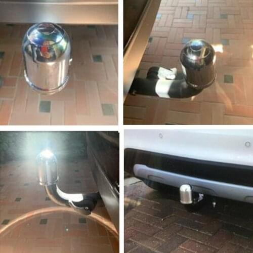 50mm Car Trailer ball cap Protective cover Plastic chrome plated clip Car accessories Tow Bar Ball Towing Hitch Towball Cover