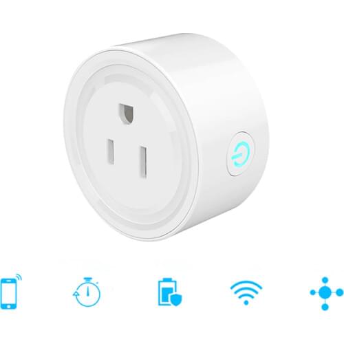 Tuya Smart Socket WiFi Smart Home Power Socket Remote Control Timer US Plug With Alexa Google Assistant IFTTT 10A/16A