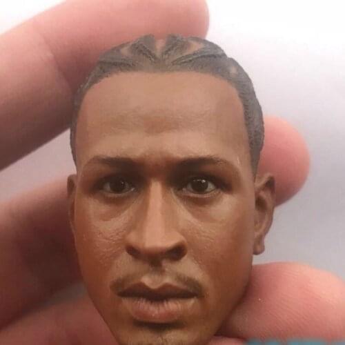 Custom 1/6 Scale Basketball Star Philadelphia 76ers Iverson Head Sculpt For 12in Male Body Action figures toy