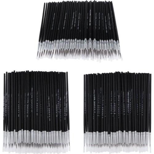 100Pcs Paintbrushes, Detail Fine Paint Brushes Micro Paintbrush Painting Set
