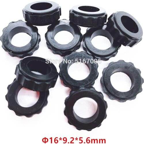 100pieces For Mitsubishi Fuel Injector Lower Seals Rubber 16*9.2*5.6mm For Toyota Repair Kits (AY-S4005)