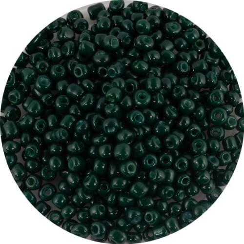 Wholesale Dark Green 200pcs Round Hole Czech Beads Small For DIY Bracelet Earrings Jewelry Making Materials