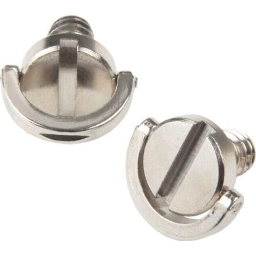 2x eTone 1/4" Screw with Ring for Camera Tripod / Monopod / Quick Release Plate