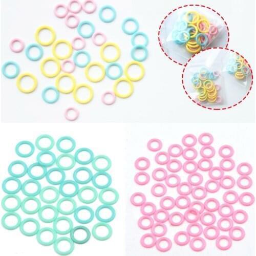 30pcs/Pack DIY Round Marking Circles Craft Tool Knitting Marker Crochet Stitch Marking Ring Sewing Accessories