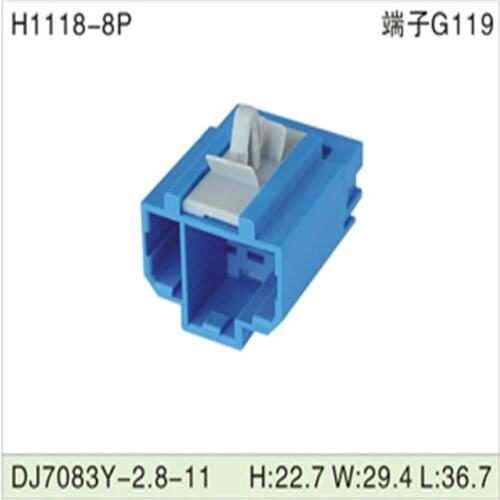 Free shipping 200pcs DJ7083Y-2.8-11 8Pin 2.8mm AMP Car Electrical Wire Connectors for VW,BMW,Audi,Toyota,NISSAN AND other