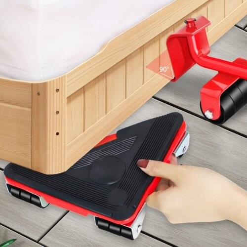 Efficient Furniture Moving Wheel Heavy Bed Machine Moving Tools Household Single Person Labor Saving Wheel Max Up for 400 KG