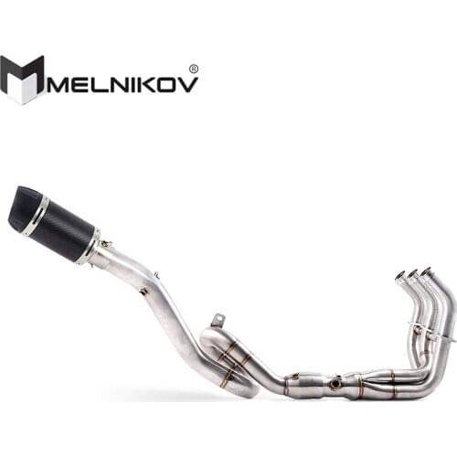 Motorcycle Exhaust Muffler Middle Pipe Full System For Yamaha MT09 FZ09 2013-2018 MT09 SP 2017-2019 Tracer 900 2014-2019 Exhaust