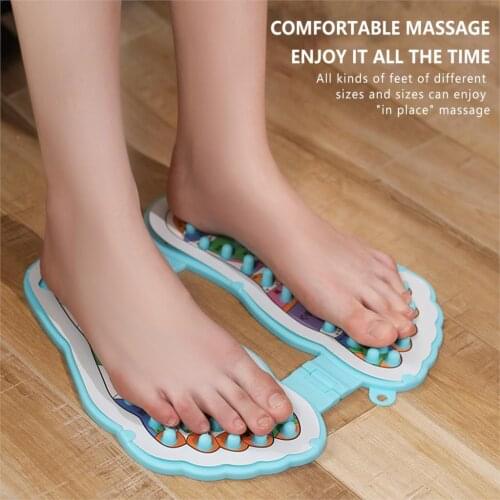 New Foot Acupoint Massage Pad Sole Plantar Point Stimulate Massager Pressure Relieve Fatigue Foot Massager Portable Care Tool