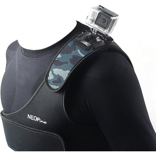 NEO Camouflage Single Shoulder Strap Diving Single Shoulder Strap Waterproof Chest Strap for GOPRO