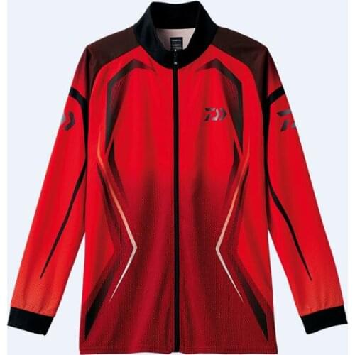 2022 New Daiwa Fishing Clothes Sport Outdoor Long Sleeve Fishing Shirt Profesional Quick Dry Sun Anti-UV Fishing Clothing DAIWA