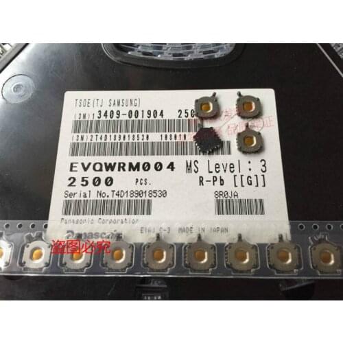 Original new 100% EVQWRM004 detection switch limit left and right dial positioning center 2 times key 8*8