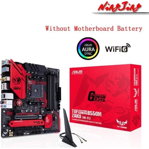ASUS TUF GAMING B550M (WI-FI) ZAKU II EDITION Micro-ATX B550M AMD B550 DDR4 4600(OC) MHz 128G M.2 SATA Socket AM4 CPU