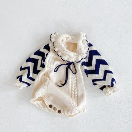 2020 Princess Baby Girl Sweater Bodysuit Long Sleeve Baby Girls Clothes Lovely Cute Kids Winter Autumn Clothing Girls Sweaters