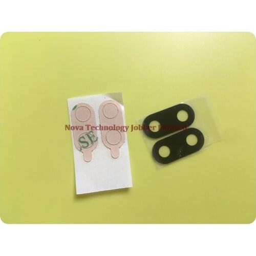 Wyieno 2Pcs/Lot for xiaomi Redmi6 Real Camera Glass Lens For Redmi 6A 6 Back Rear Camera Lens with Glue Replacement Tracking