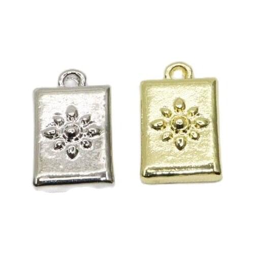 Eruifa 20pcs 15*10mm Popular Star Zinc alloy Jewelry DIY Charms Pendant Necklace, Earring Bracelet 2 Colors