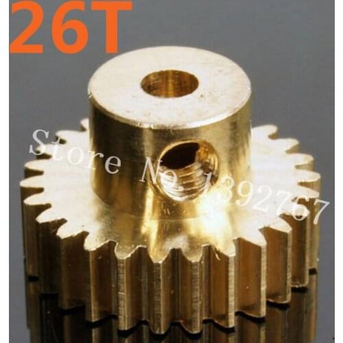 1 Pcs HSP 1/10 Racing RC Car Parts 03005 Motor Gear(26T) For 4WD Hobby 94103 94123 Baja XEME FLYING FISH Pro