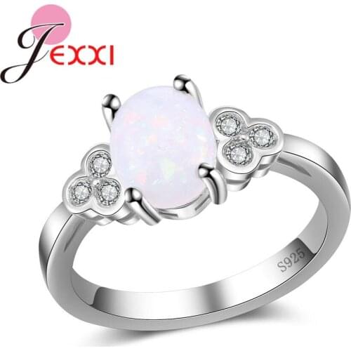 925 Sterling Silver Bridal Women Wedding Jewelry Finger Rings Wholesale Female Bague Anillos Wedding Engagement Accessorie