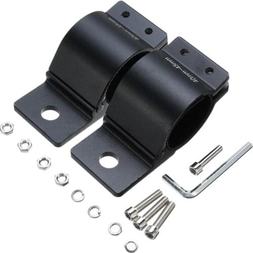 1.6Inch Bullbar Mount Bracket Clamp 40-45mm LED Spot Work Light Bar UHF Antenna