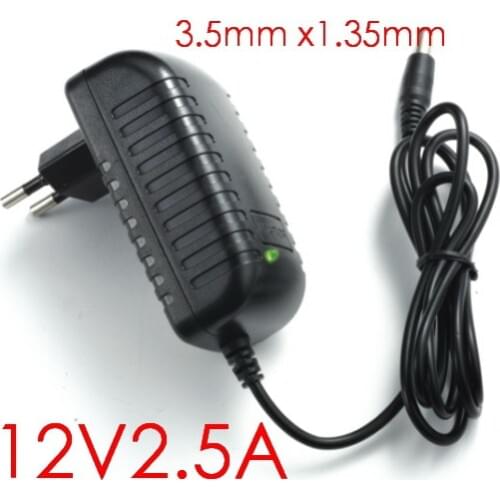 1PCS High quality 12V 2.5A 30W Tablet Battery Charger AC Adapter for Cube i7 Cube i9 tablet pc Power Supply Adapter 3.5mmx1.35mm
