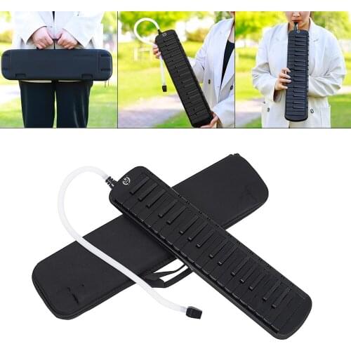 37 Keys Melodica Mouth Organ Piano Teaching Instrument Professional Keyboard Instrument Musical Kids Gift with Carrying Bag