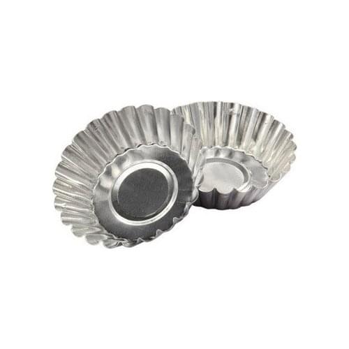 500pcs Egg Tart Amico Silver Tone cake Cupcake Liner Baking Cup Mold Muffin Round Cup Cake Tool Bakeware Baking Pastry Tool