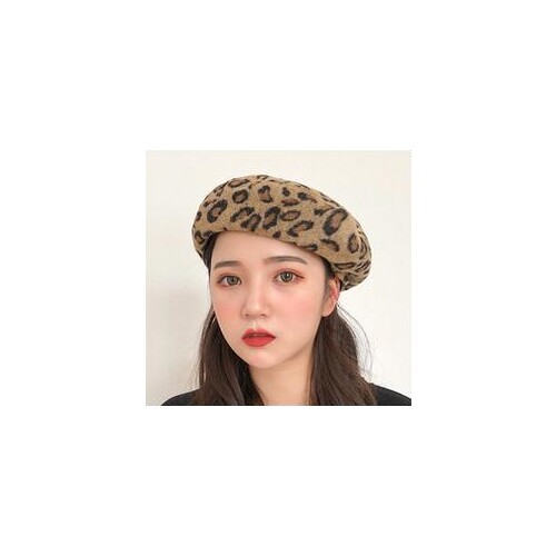 Leopard Fashion Girl Autumn Winter Beret 2019 New Fashion Accessories