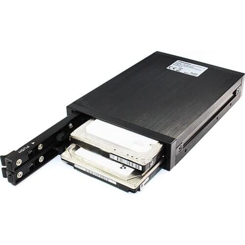 OImaster HE-2005 Dual 2.5" SATA HDD Internal Enclosure HDD Candy Hard Disk Drive Box with LED for 2 * 2.5" SATA I/II/III HDD/SSD