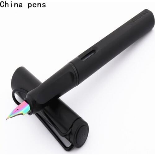 High quality 591 pure black Business office EF Nib Fountain Pen Financial School office stationery