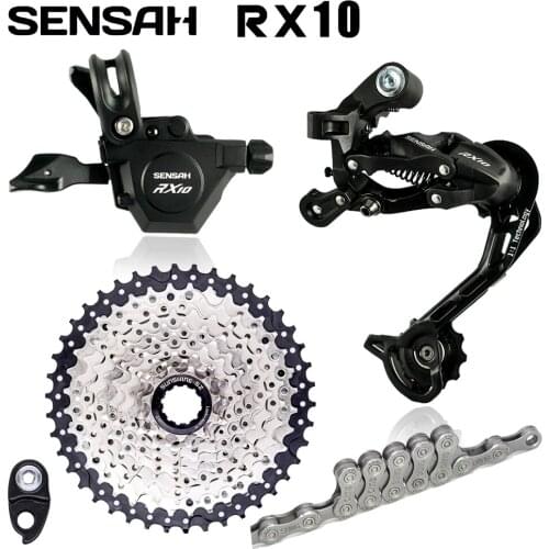 SENSAH RX10 1x10 Speed Bike MTB M6000 Shifter Derailleurs 11-42T / 46T cassette Chain A5 A7 Bicycle Groupset SHIMANO Deore s New